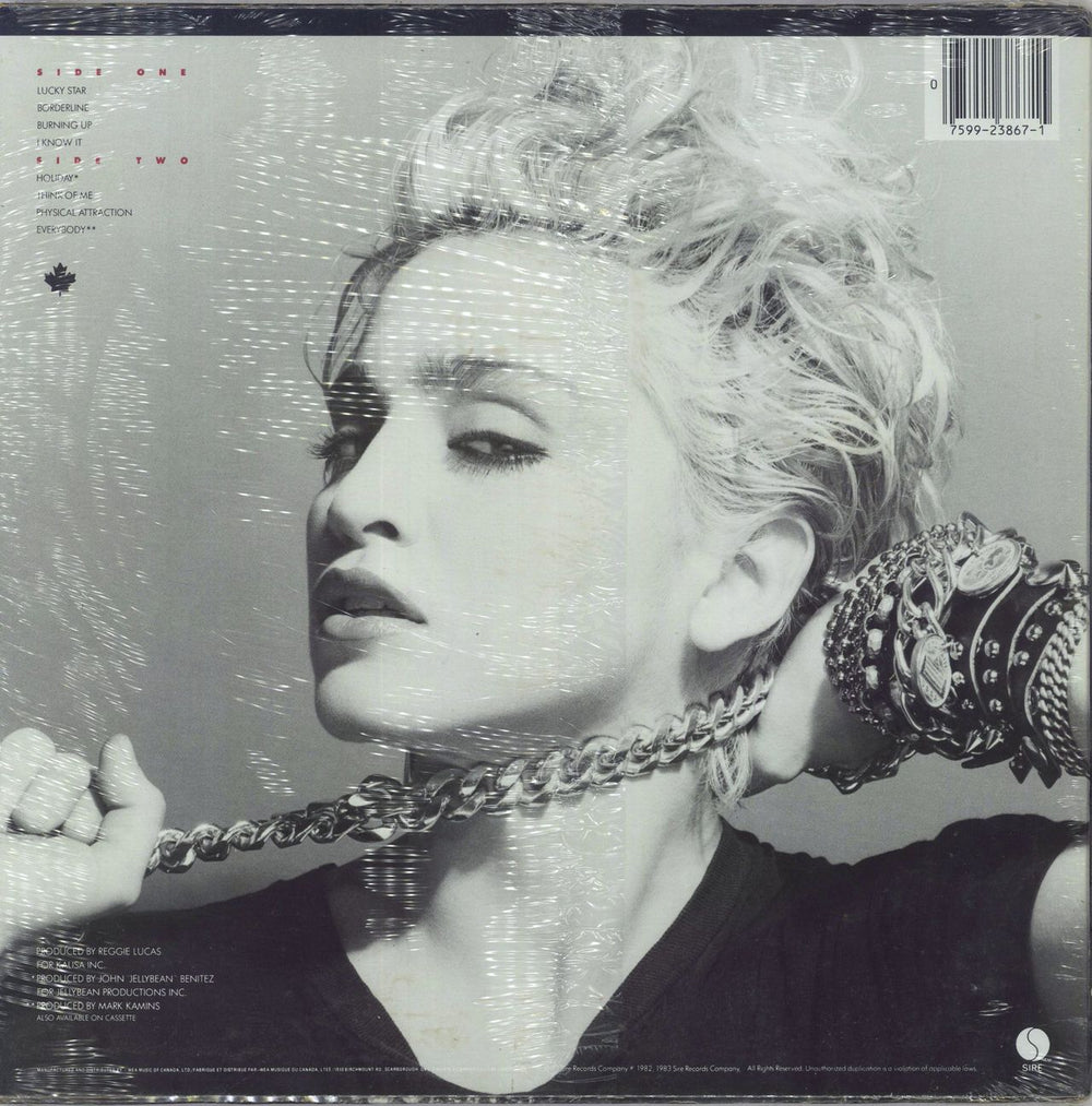 Madonna Madonna - Sealed Canadian vinyl LP album (LP record) MADLPMA844988