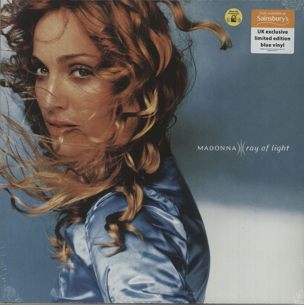 Madonna Ray Of Light - Blue Vinyl - Sainsbury's - Sealed UK 2-LP vinyl record set (Double LP Album) 9362-46847-1