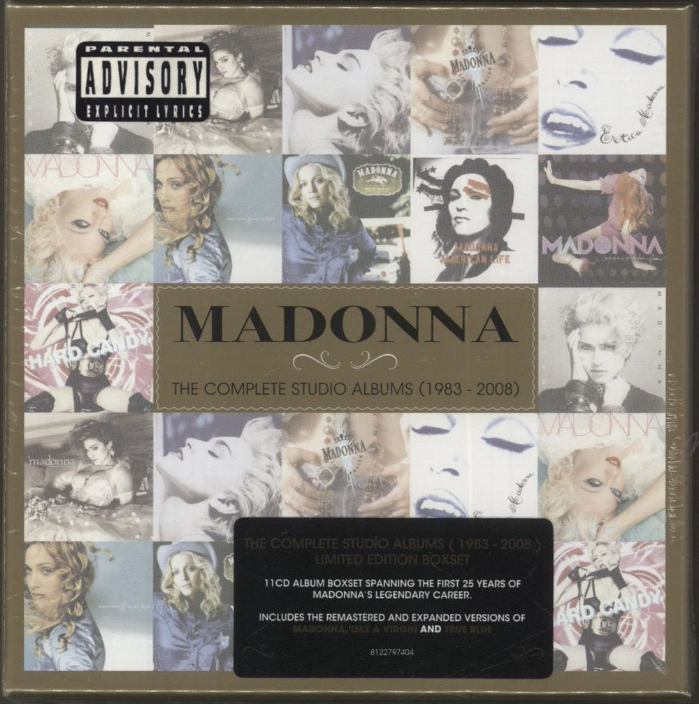 Madonna The Complete Studio Albums [1983-2008] - EX Sealed UK CD album (CDLP) 8122797404