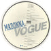 Madonna Vogue - stickered pvc UK 12" vinyl picture disc (12 inch picture record) MAD2PVO370805