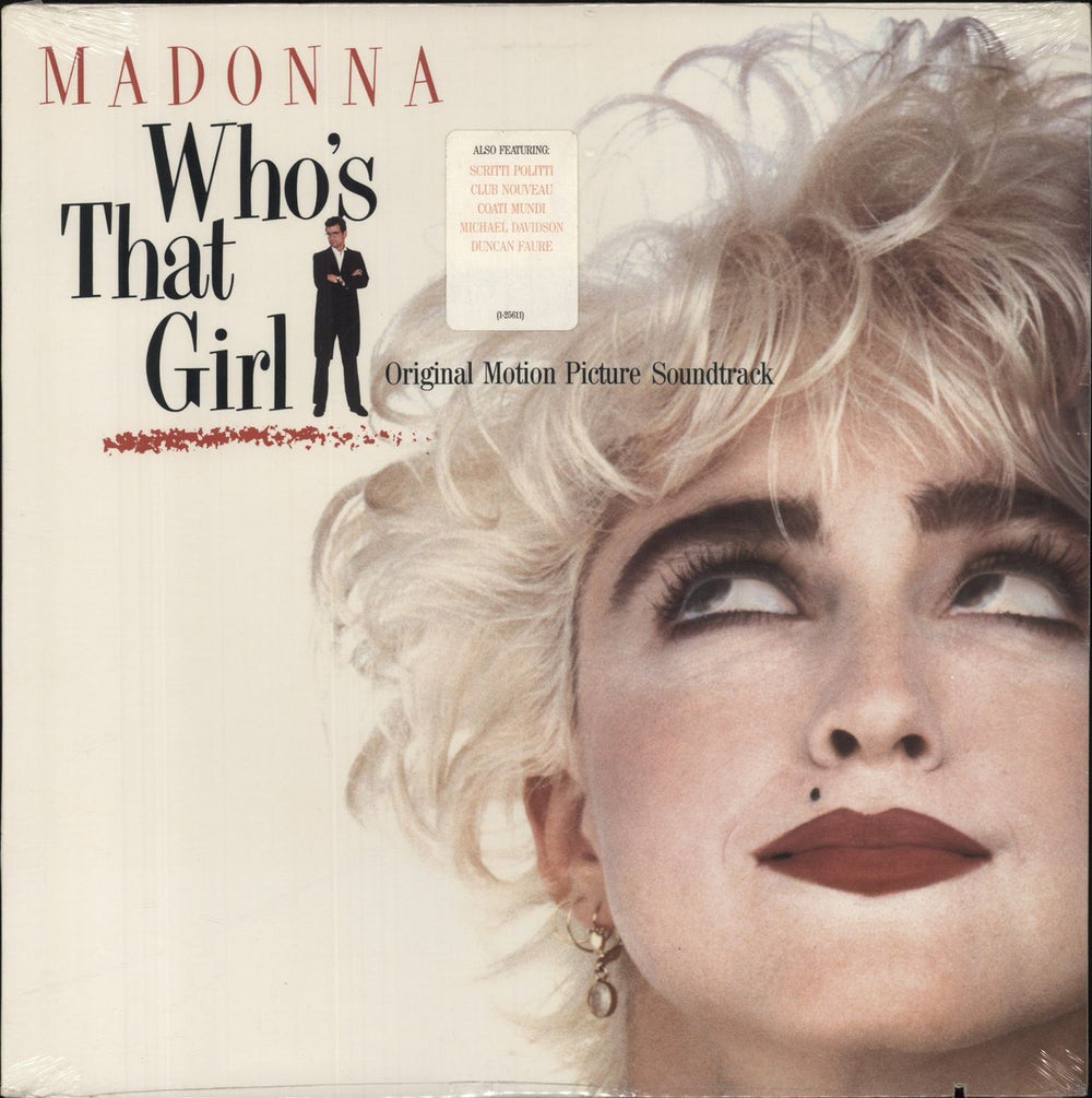 Madonna Who's That Girl - Sealed & Hype Stickered US vinyl LP album (LP record) 1-25611