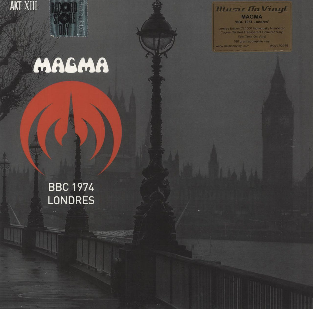 Magma BBC 1974 Londres - 180gm Red Vinyl RSD21 UK 2-LP vinyl record set (Double LP Album) MOVLP2976