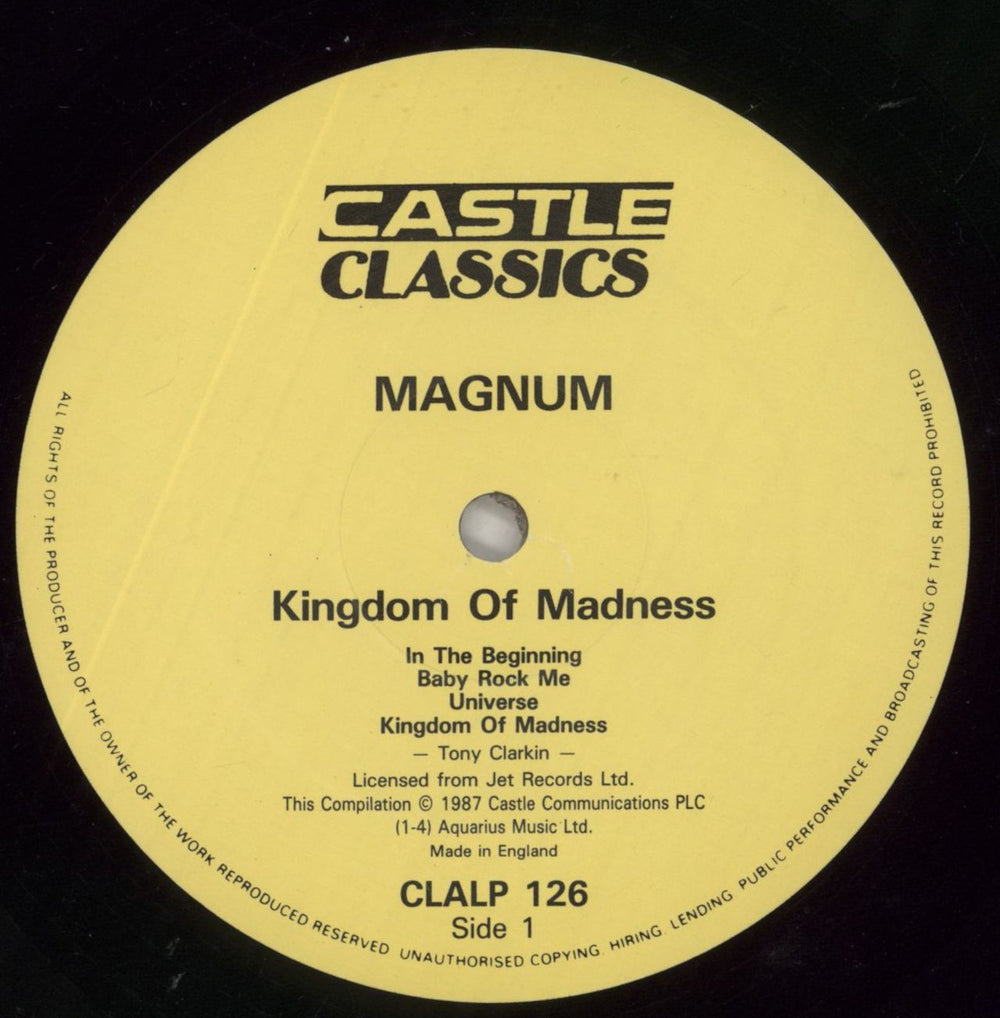 Magnum Kingdom Of Madness UK vinyl LP album (LP record) MAGLPKI659587