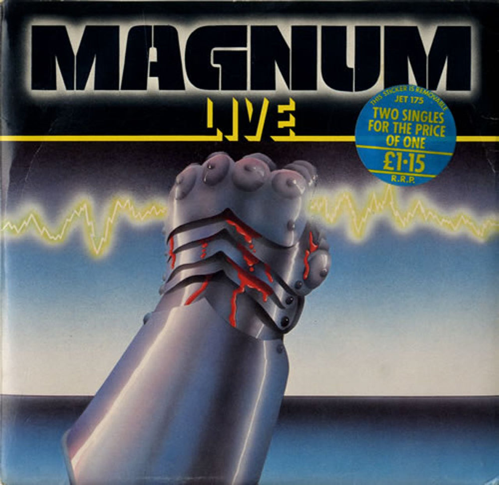 Magnum Live - Double Pack UK 7" vinyl single (7 inch record / 45) JET175