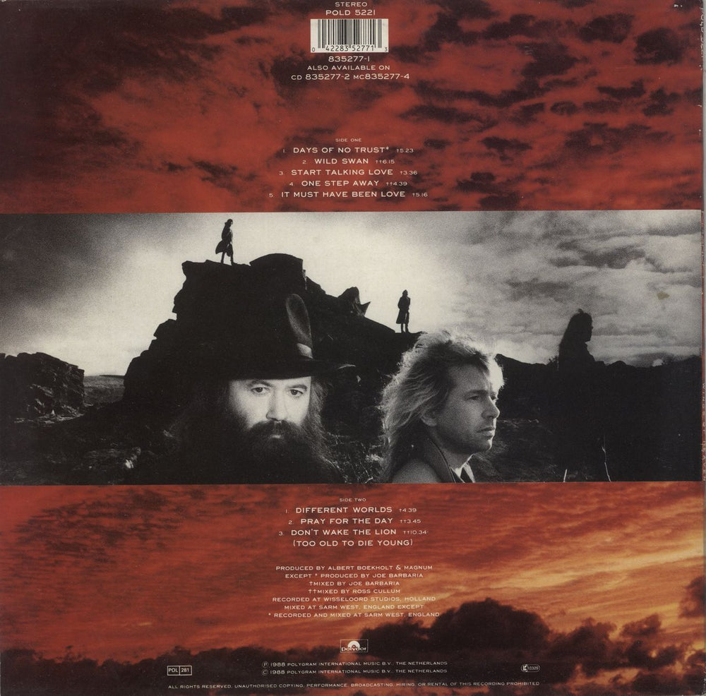 Magnum Wings Of Heaven - 3-Song Stickered sleeve UK vinyl LP album (LP record) 042283527713