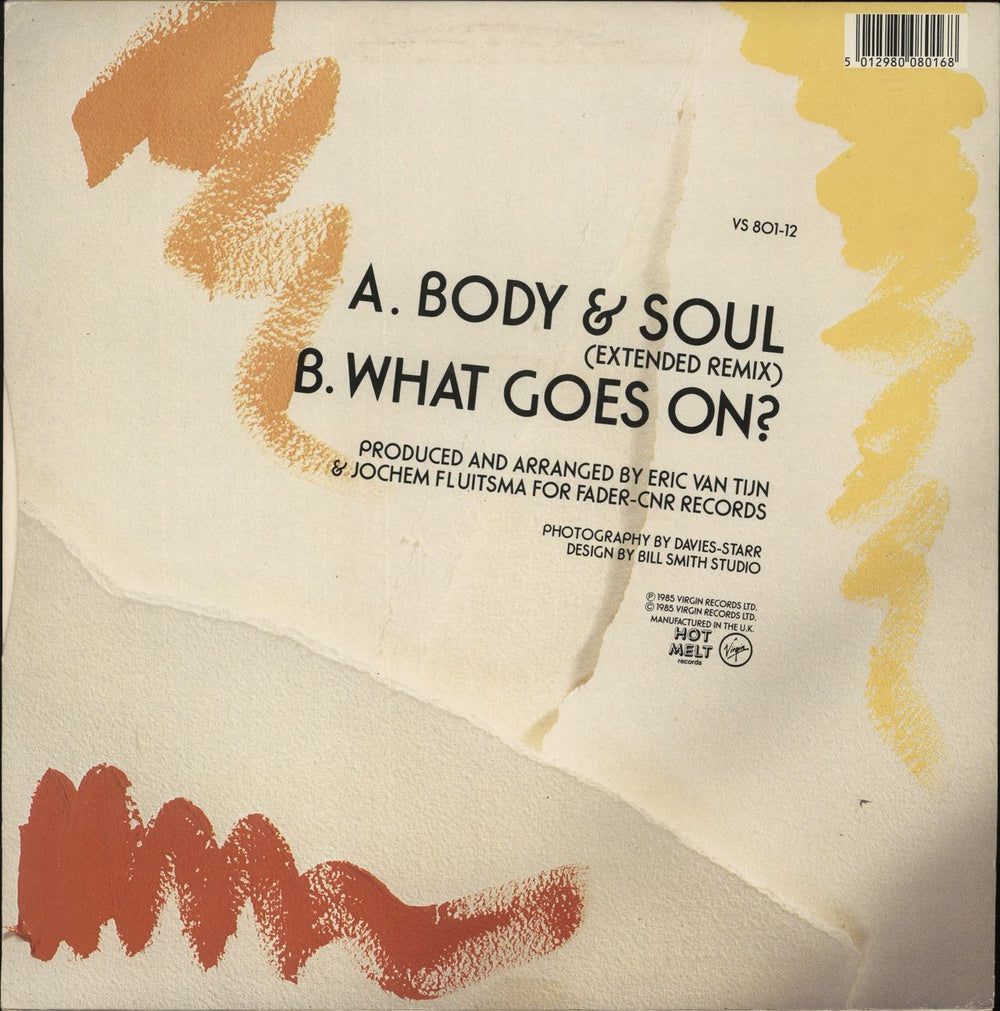 Mai Tai Body & Soul (Extended Remix) UK 12" vinyl single (12 inch record / Maxi-single) 5012980080168