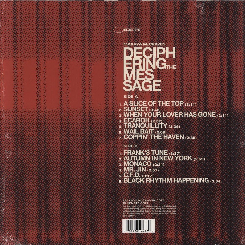 Makaya McCraven Deciphering The Message UK vinyl LP album (LP record) 602438144730