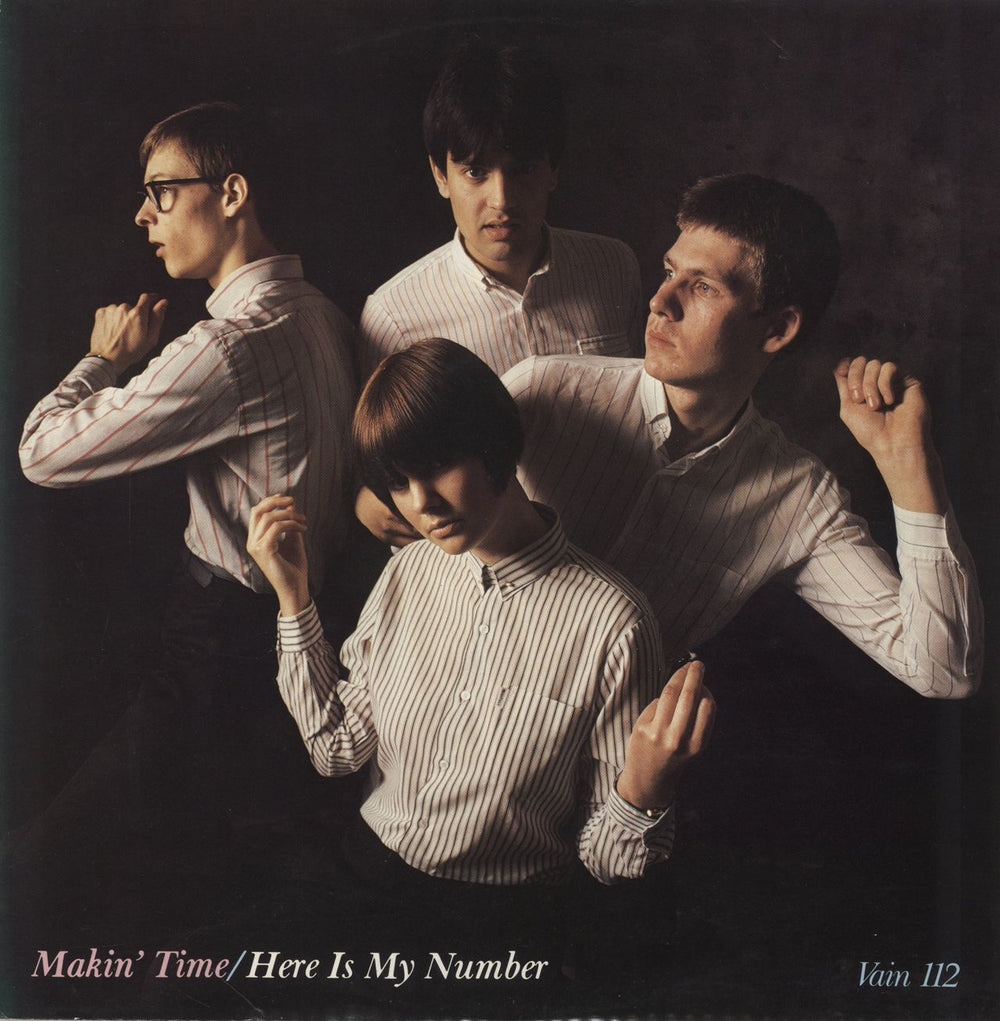 Makin' Time Here Is My Number UK 12" vinyl single (12 inch record / Maxi-single) VAIN112