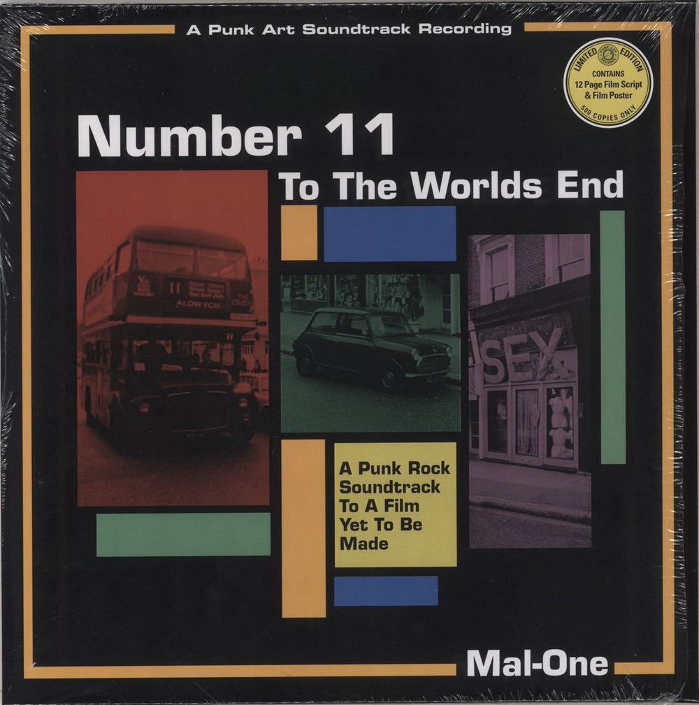 MAL-ONE Number 11 To The Worlds End - An Original Punk Rock Soundtrack Recording - RSD 2025 UK vinyl LP album (LP record) MAL-ONELP-005