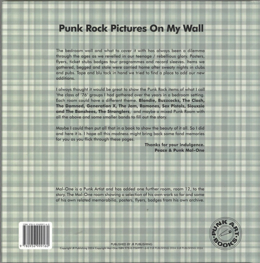 MAL-ONE Punk Rock Pictures On My Wall (Punk Rock Bedrooms) UK book 3ZOBKPU850295