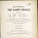 Malcolm Williamson The Happy Prince UK vinyl LP album (LP record)