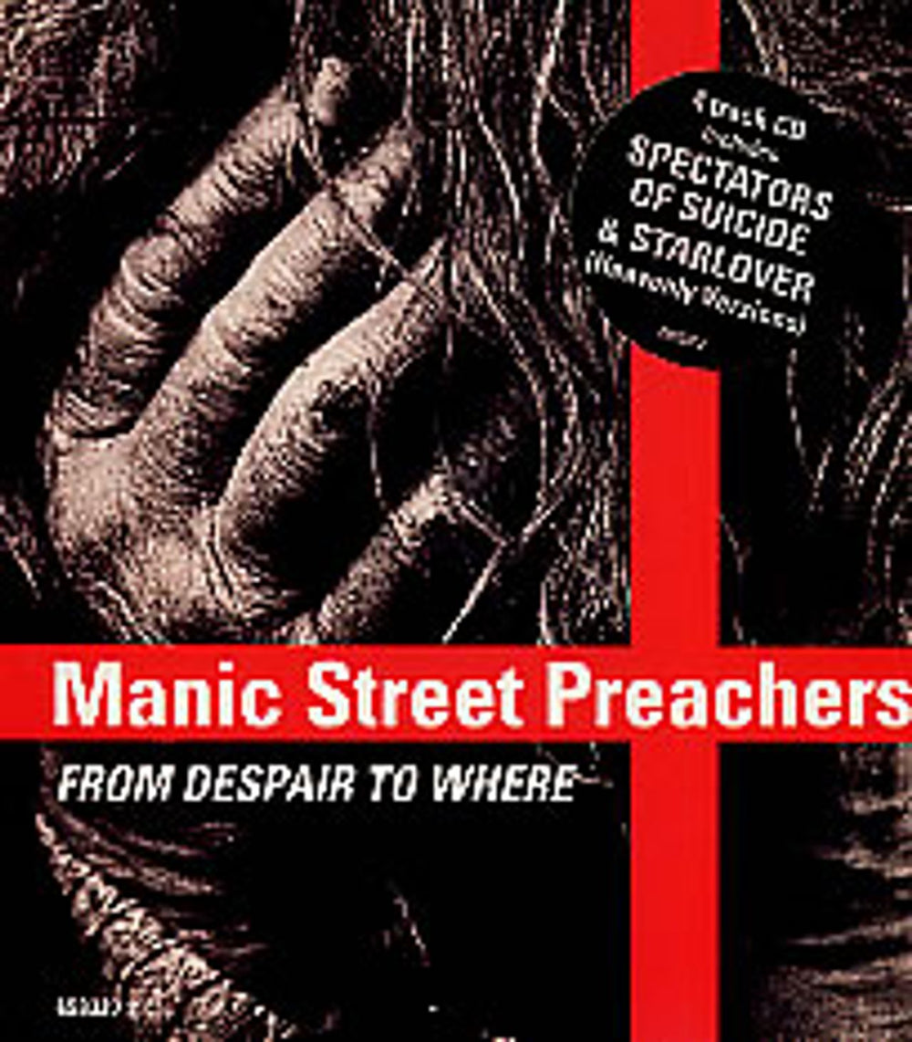 Manic Street Preachers From Despair To Where - Stickered digipak UK CD single (CD5 / 5") 6593372