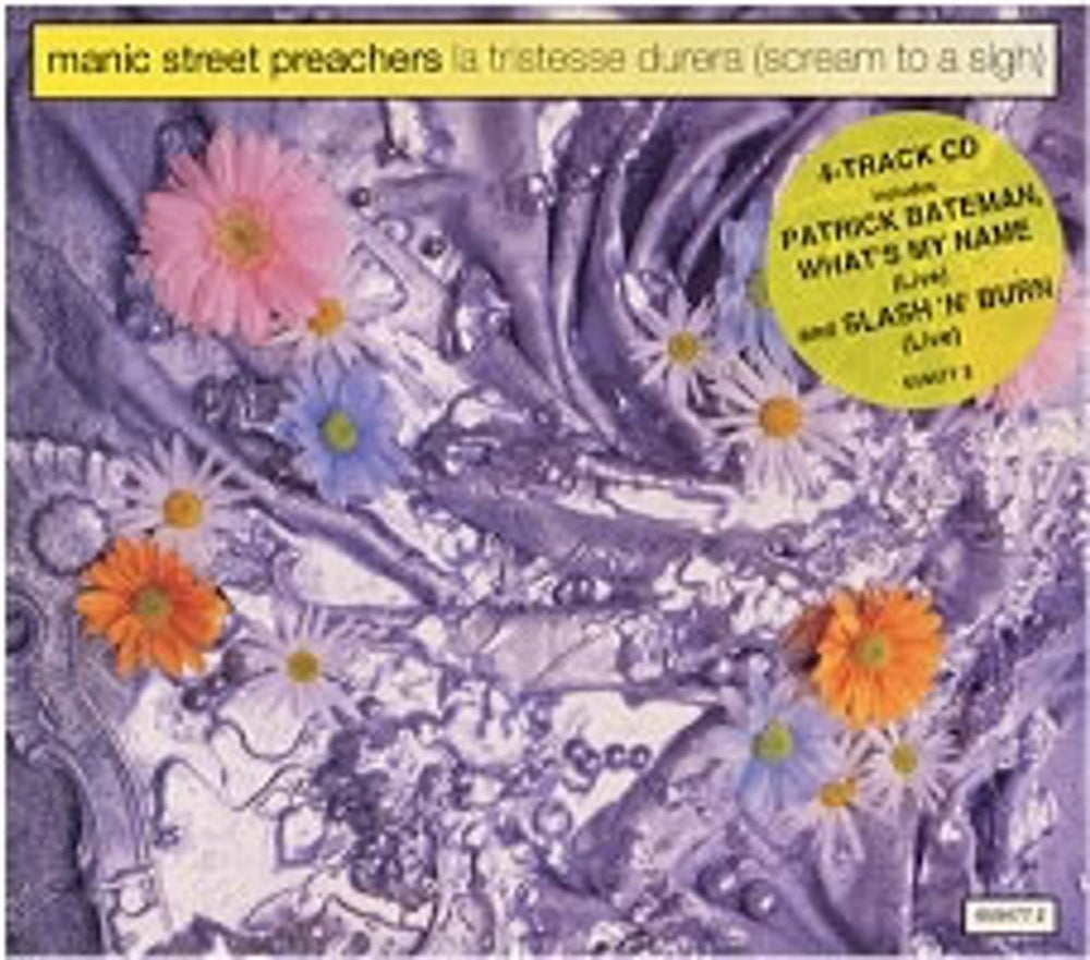 Manic Street Preachers La Tristesse Durera - Hype Stickered Digipak UK CD single (CD5 / 5") 6594772