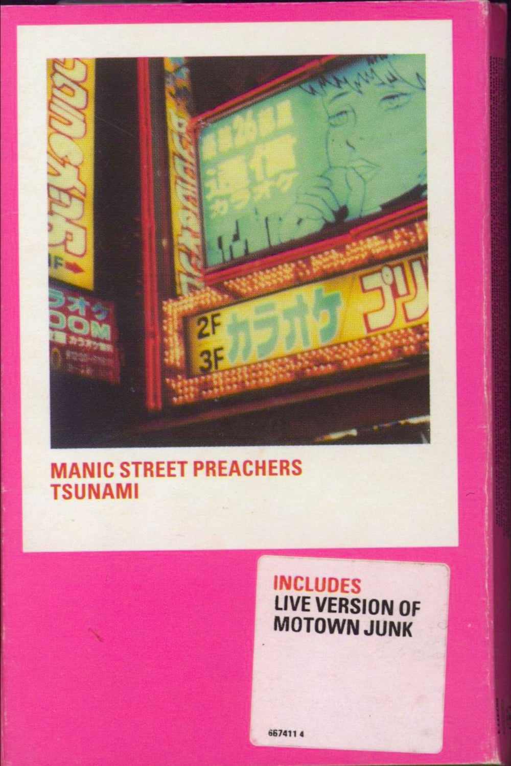 Manic Street Preachers Tsunami UK cassette single 6674114