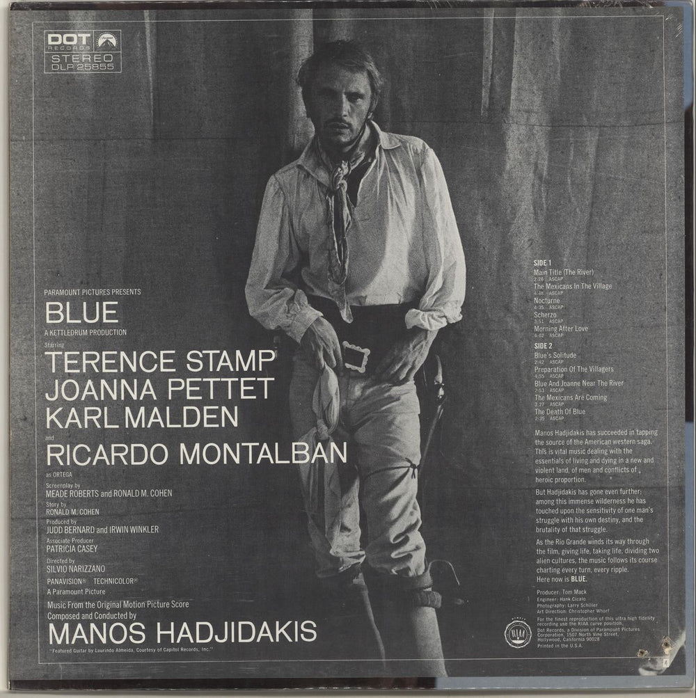 Manos Hadjidakis Blue US vinyl LP album (LP record)