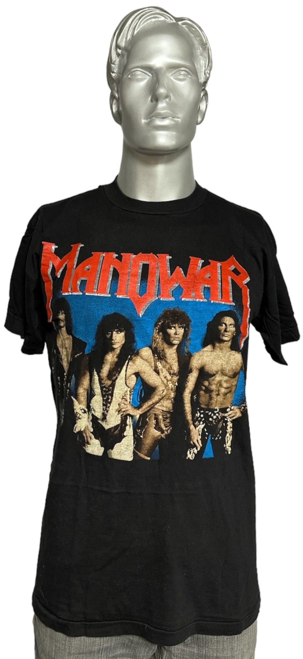 Manowar Kings Of Metal World Tour 1989 UK t-shirt T-SHIRT