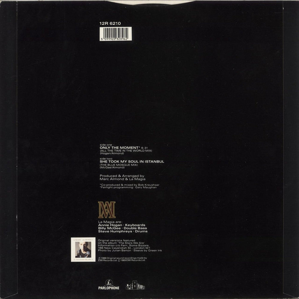 Marc Almond Only The Moment UK 12" vinyl single (12 inch record / Maxi-single)