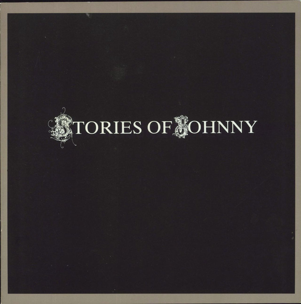 Marc Almond Stories Of Johnny + Booklet - EX UK vinyl LP album (LP record)