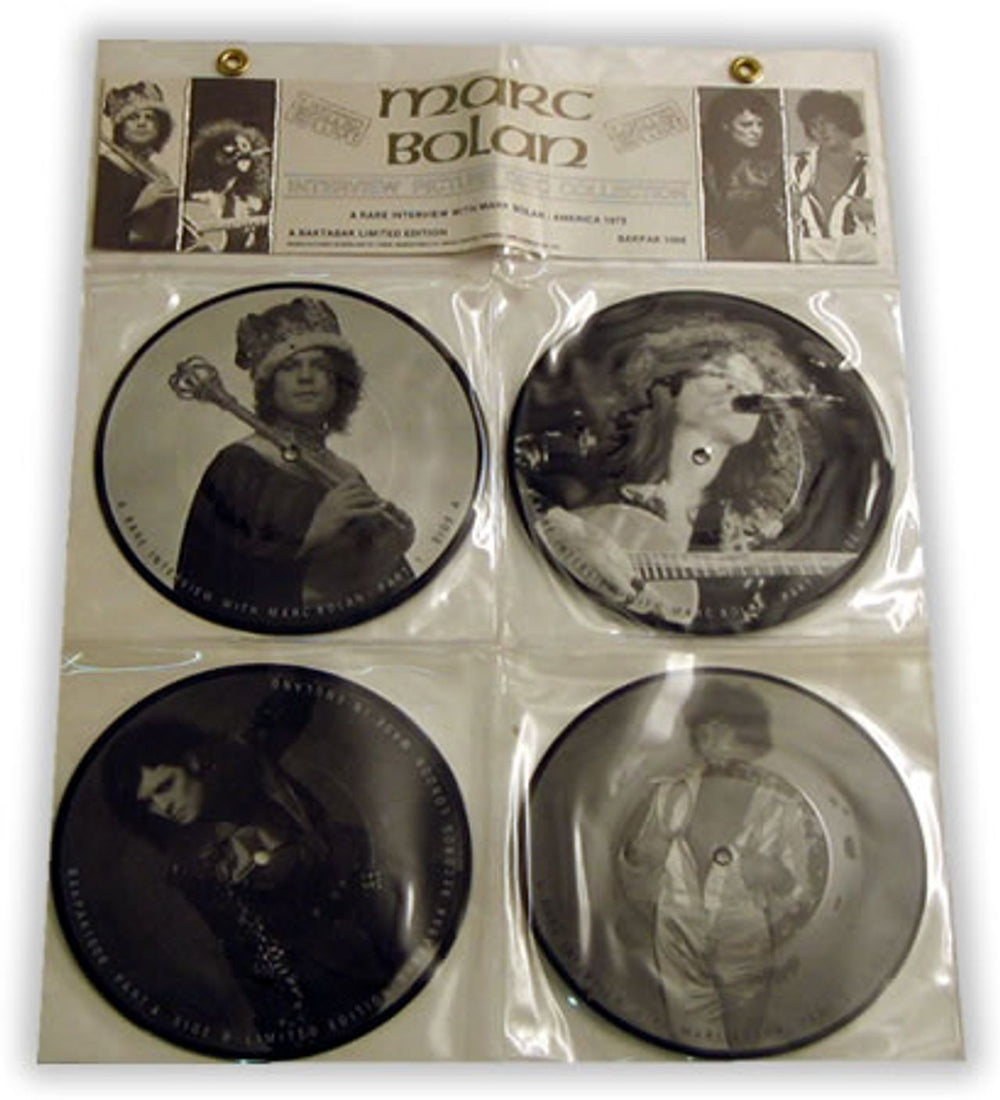 Marc Bolan Interview Picture Disc Collection UK 7" vinyl picture disc (7 inch picture disc single) BAKPAK1006