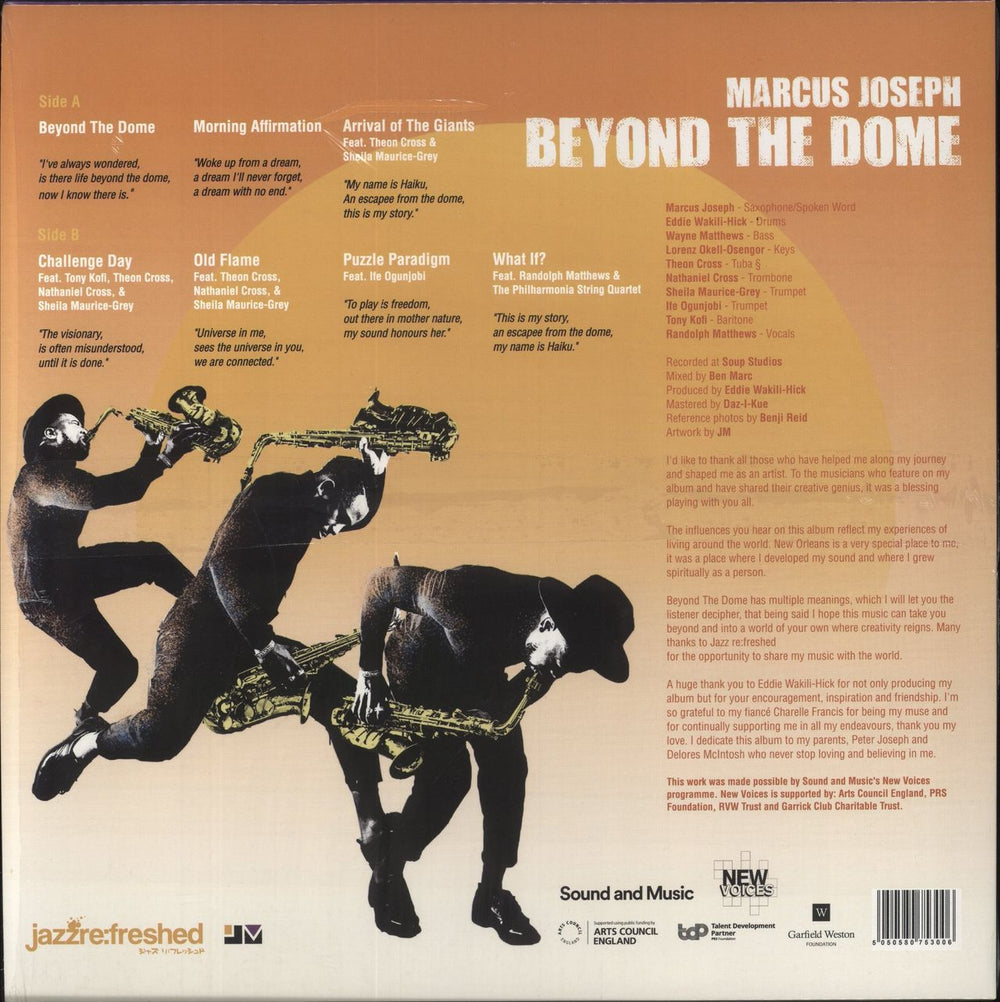 Marcus Joseph Beyond The Dome UK vinyl LP album (LP record) 5050580753006