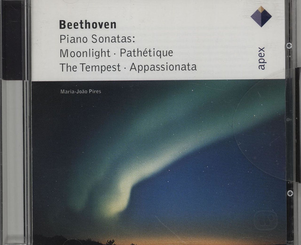 Maria João Pires Beethoven: Piano Sonatas - Moonlight, Pathetique, The Tempest & Appassionata UK CD album (CDLP) 8573892252