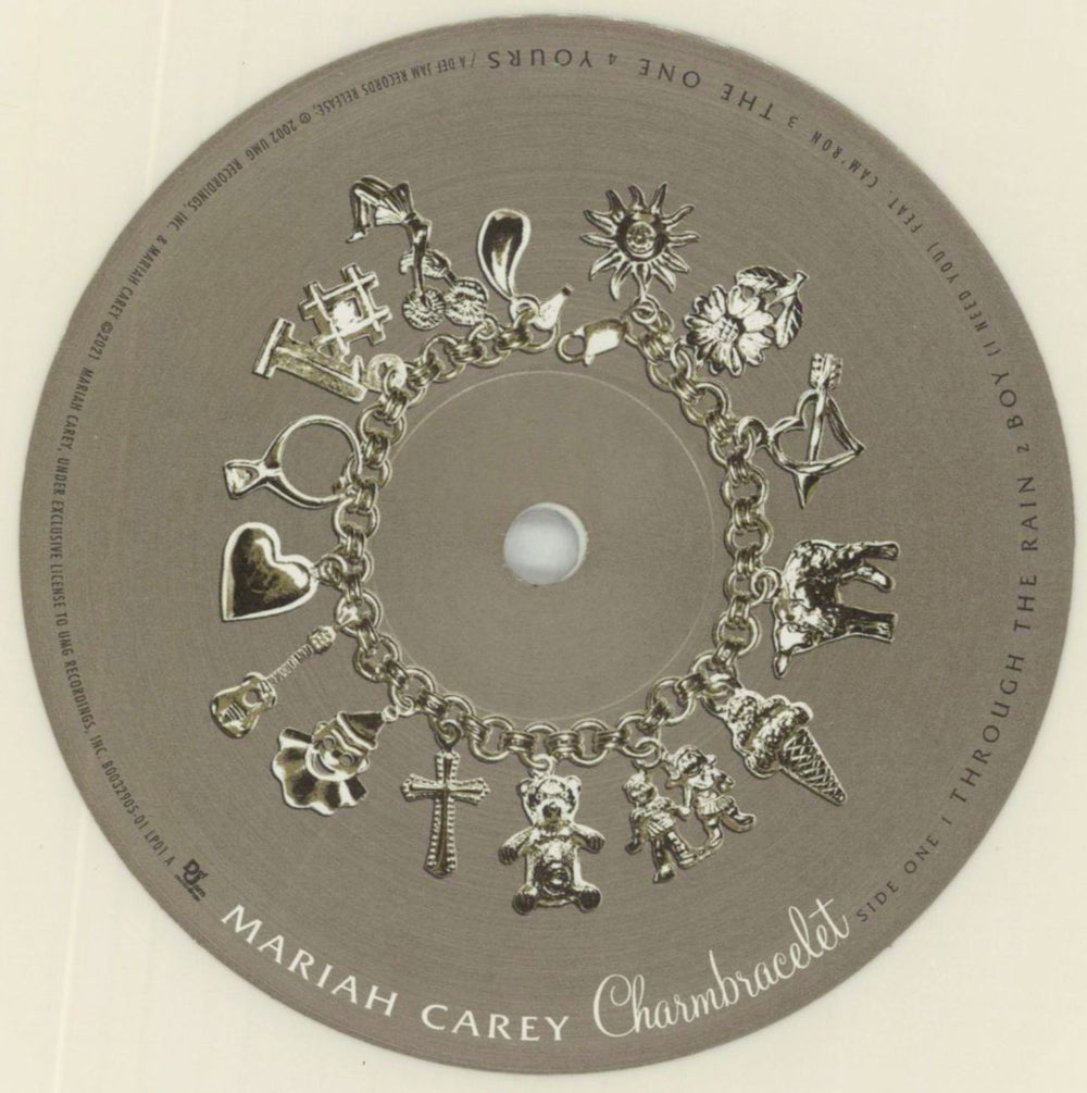 Mariah Carey Charmbracelet - Bone Coloured Vinyl US 2-LP vinyl record set (Double LP Album) CRY2LCH857614