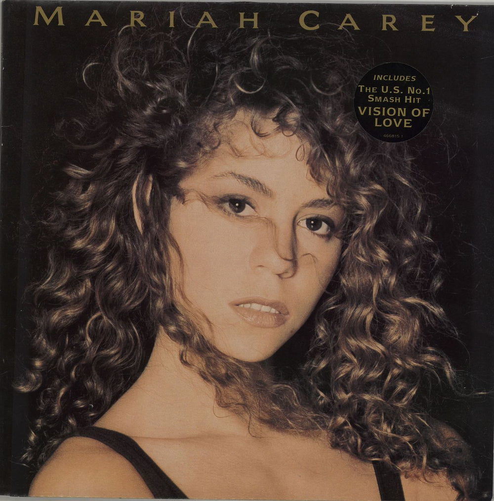 Mariah Carey Mariah Carey - Stickered sleeve UK vinyl LP album (LP record) 4668151