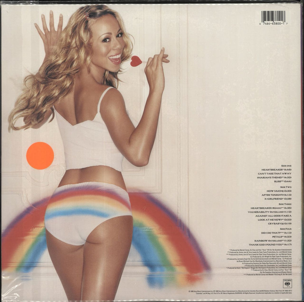 Mariah Carey Rainbow US 2-LP vinyl record set (Double LP Album) CRY2LRA844847