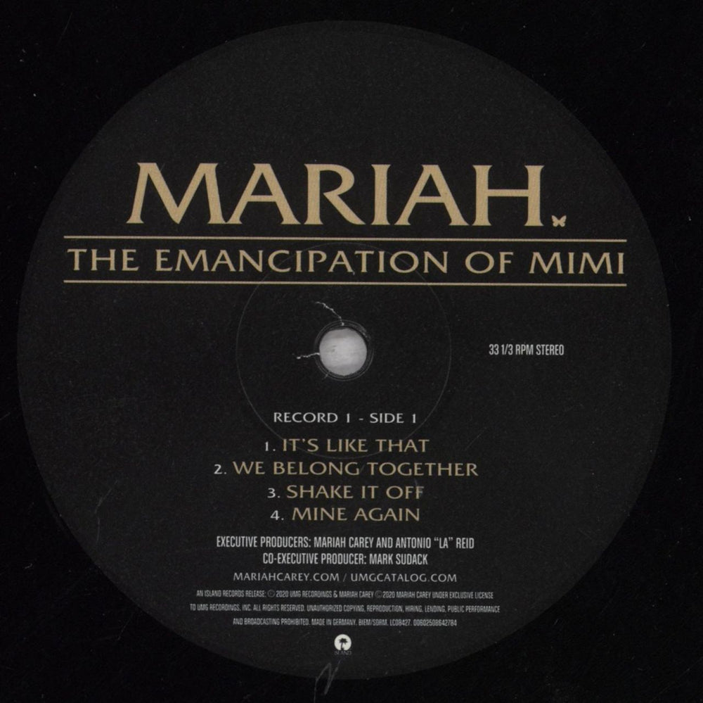 Mariah Carey The Emancipation Of Mimi UK 2-LP vinyl record set (Double LP Album) CRY2LTH847874