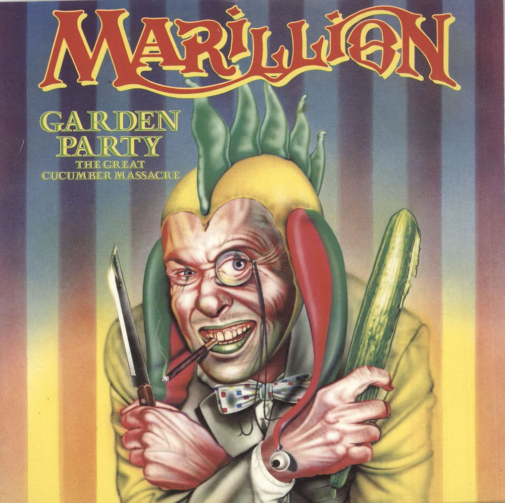 Marillion Garden Party - 4-prong + P/S UK 7" vinyl single (7 inch record / 45) EMI5393