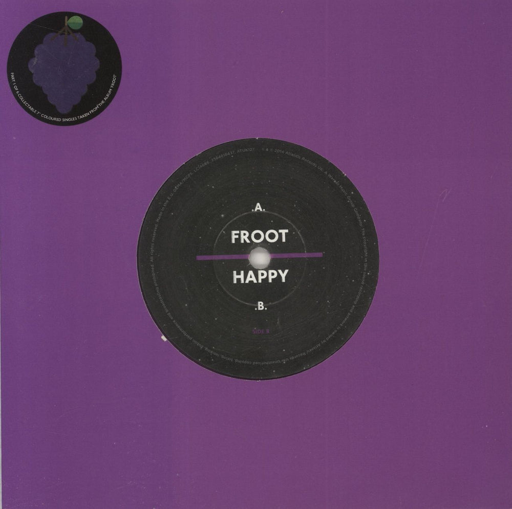 Marina & The Diamonds Froot - Purple Vinyl UK 7" vinyl single (7 inch record / 45) ATUK127