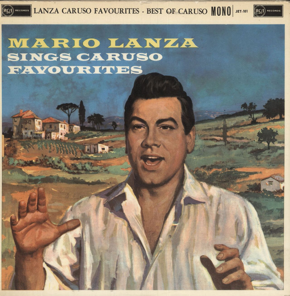 Mario Lanza Mario Lanza Sings Caruso Favourites / From The Best Of Caruso UK 2-LP vinyl record set (Double LP Album) JET-101