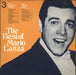 Mario Lanza The Best Of Mario Lanza 3 Dutch vinyl LP album (LP record) RDS6463