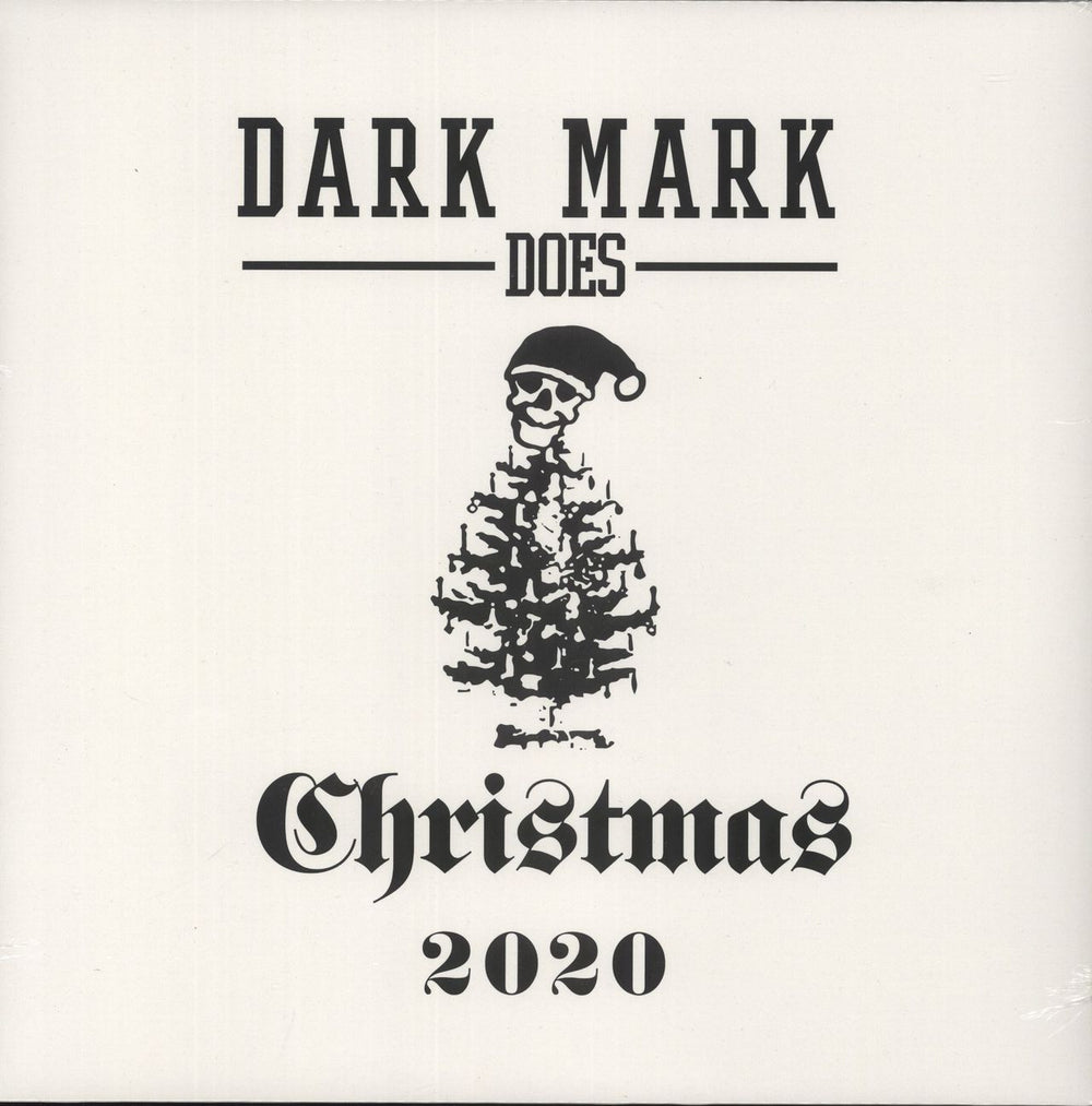 Mark Lanegan Dark Mark Does Christmas 2020 - White Vinyl UK vinyl LP album (LP record) LANEGANXMAS1LP