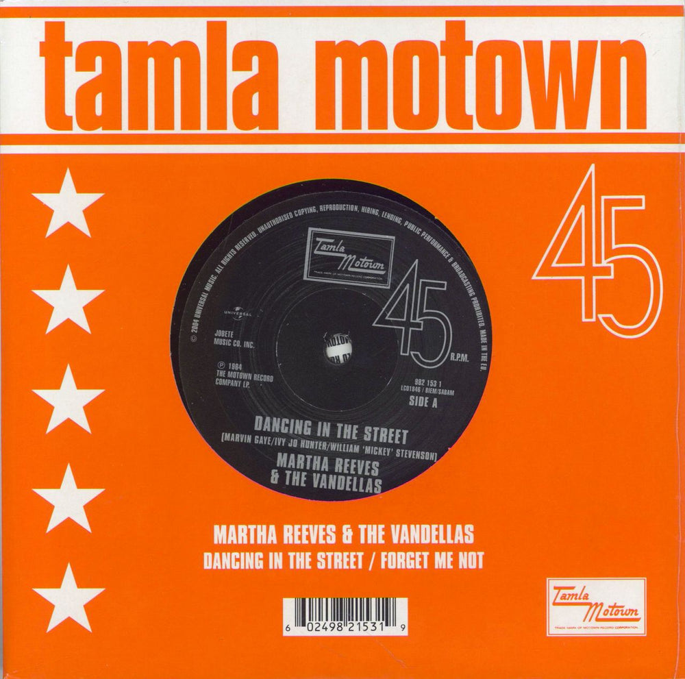 Martha Reeves & The Vandellas Dancing In The Street - Sealed UK 7" vinyl single (7 inch record / 45) 9821531