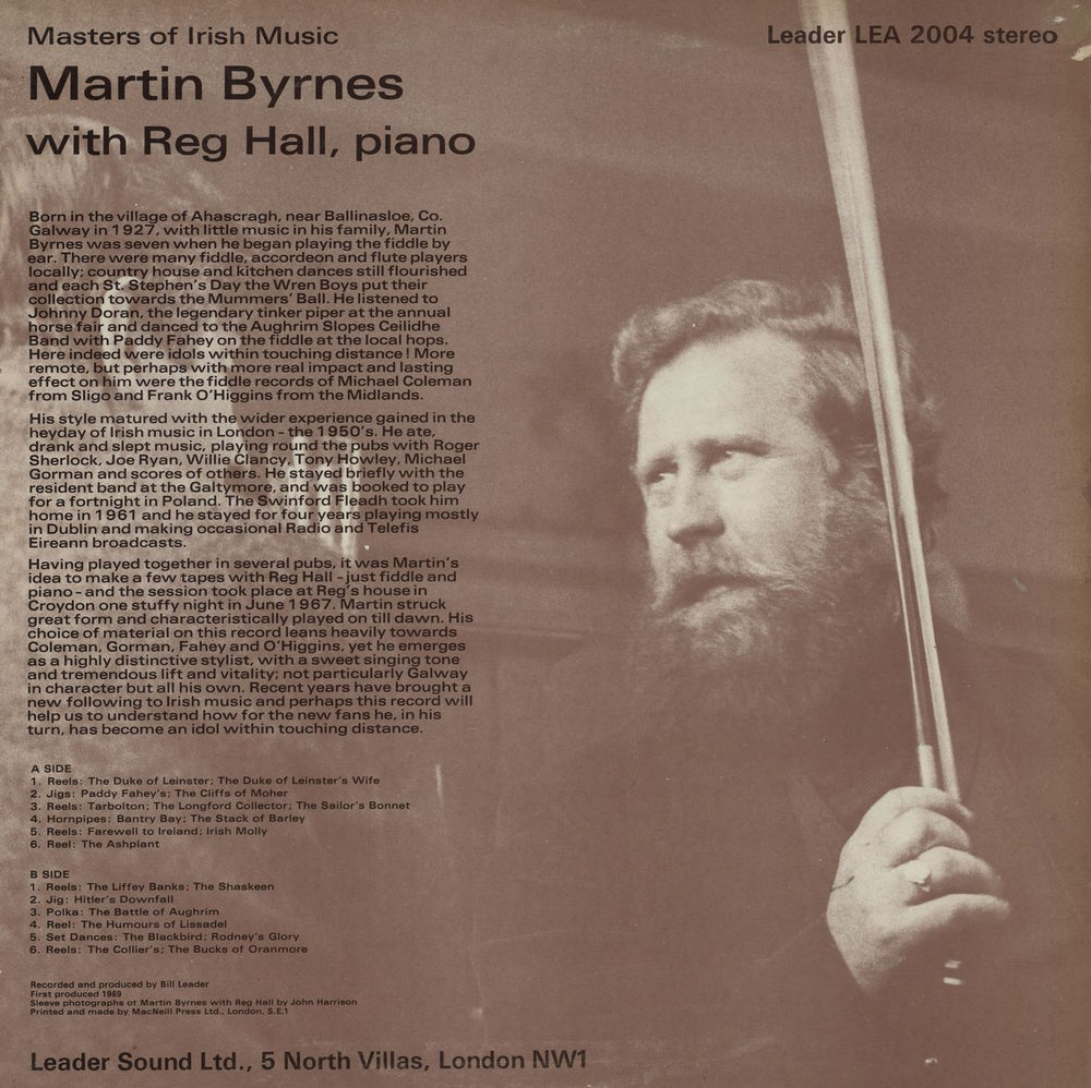 Martin Byrnes Martin Byrnes UK vinyl LP album (LP record)