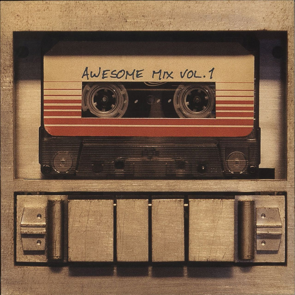 Marvel Guardians Of The Galaxy: Awesome Mix Vol. 1 - 1st Press UK vinyl LP album (LP record) 050087316419