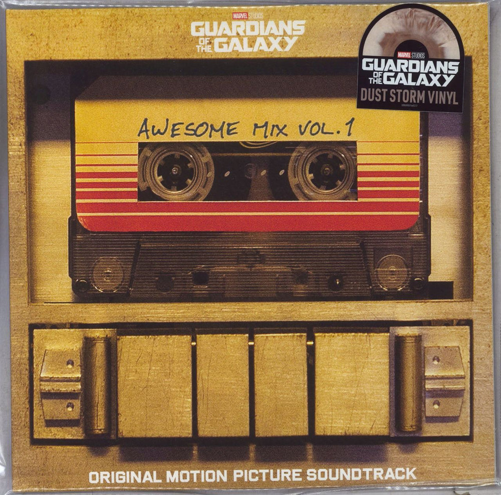 Marvel Guardians Of The Galaxy: Awesome Mix Vol. 1 - Dust Storm Vinyl UK vinyl LP album (LP record) 00050087540272