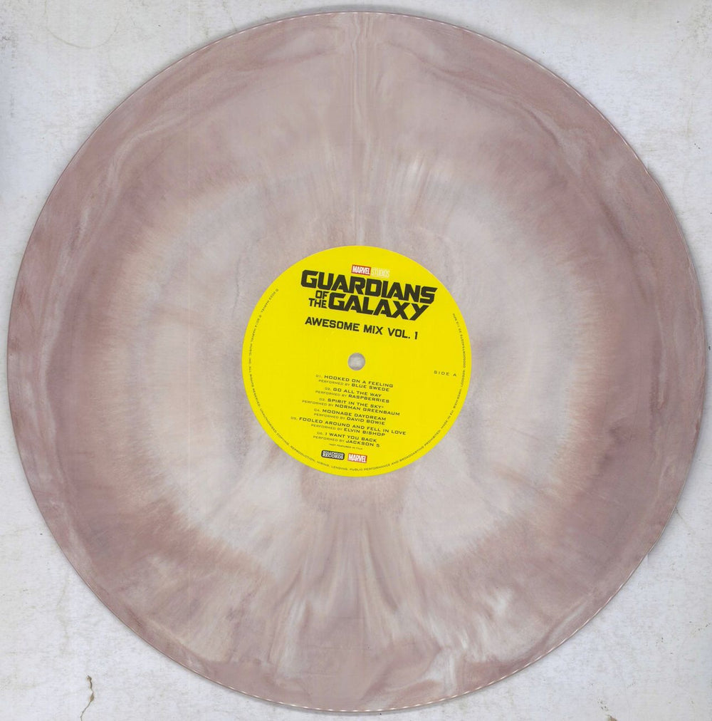 Marvel Guardians Of The Galaxy: Awesome Mix Vol. 1 - Dust Storm Vinyl UK vinyl LP album (LP record) 6AWLPGU847559