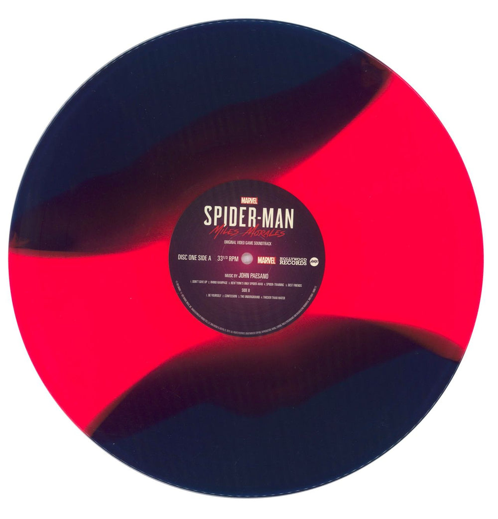 Marvel Marvel's Spider-Man: Miles Morales - 180gm Colour Stripe Vinyl US 2-LP vinyl record set (Double LP Album) 050087478889