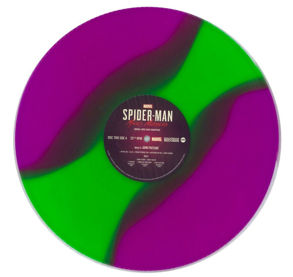 Marvel Marvel's Spider-Man: Miles Morales - 180gm Colour Stripe Vinyl US 2-LP vinyl record set (Double LP Album)