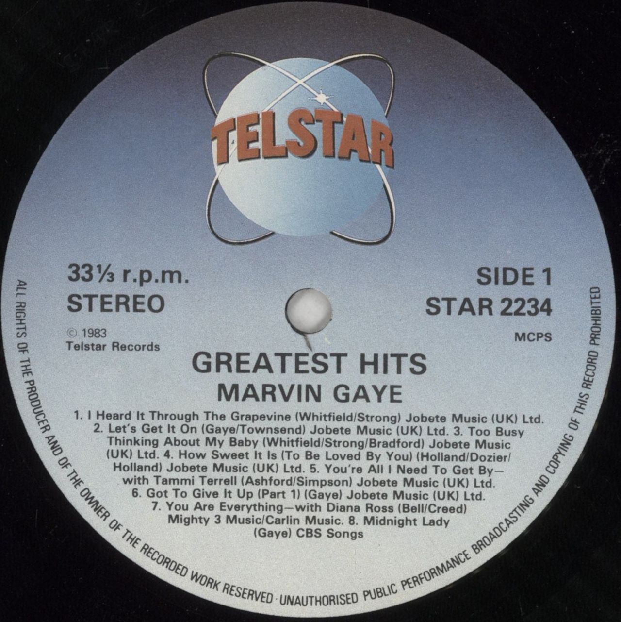 Marvin Gaye Greatest Hits - EX UK Vinyl LP — RareVinyl.com