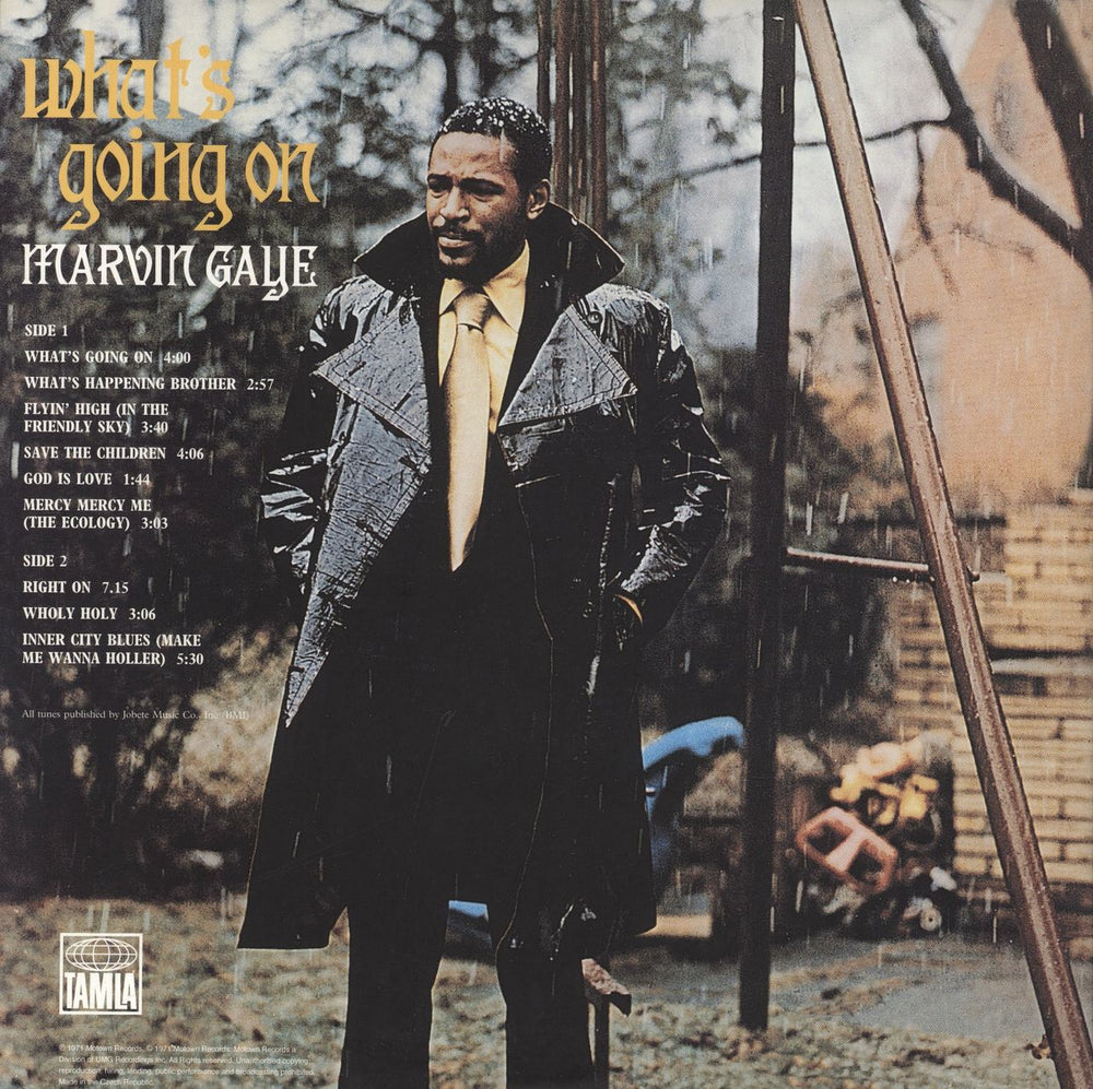 Marvin Gaye What's Going On - 180gm UK vinyl LP album (LP record) 600753534236