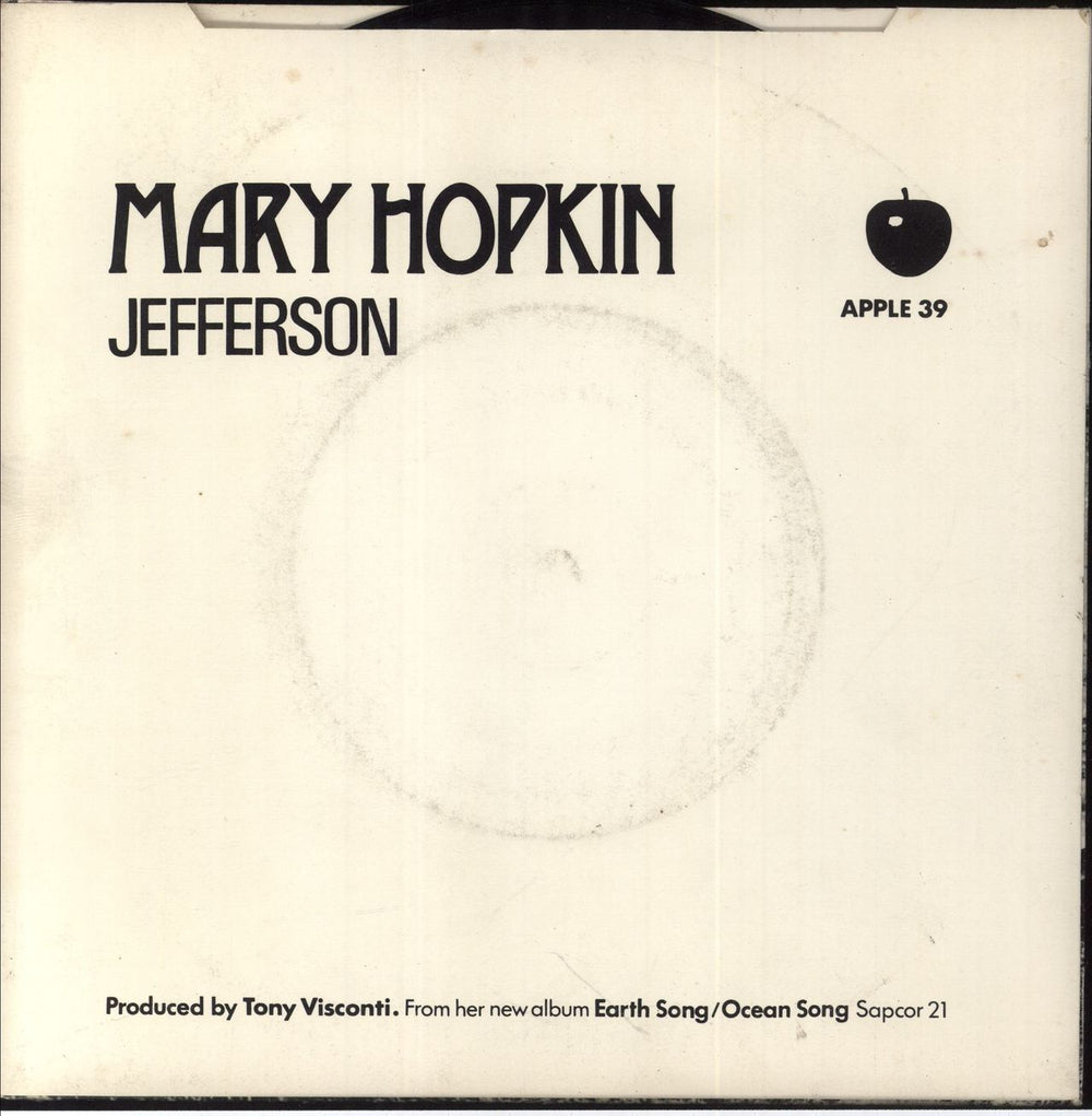 Mary Hopkin Water, Paper & Clay - P/S UK 7" vinyl single (7 inch record / 45)