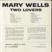 Mary Wells Two Lovers - Sealed US vinyl LP album (LP record)