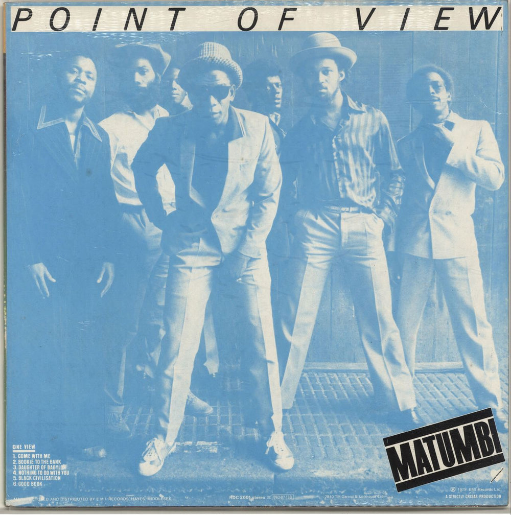 Matumbi Point Of View UK vinyl LP album (LP record)