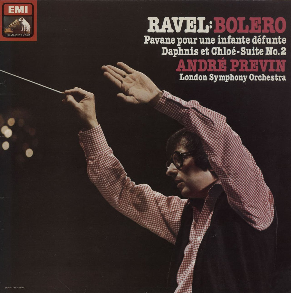 Maurice Ravel Bolero • Pavane For A Dead Princess • Daphnis et Chloe-Suite No. 2 UK vinyl LP album (LP record) ASD3912