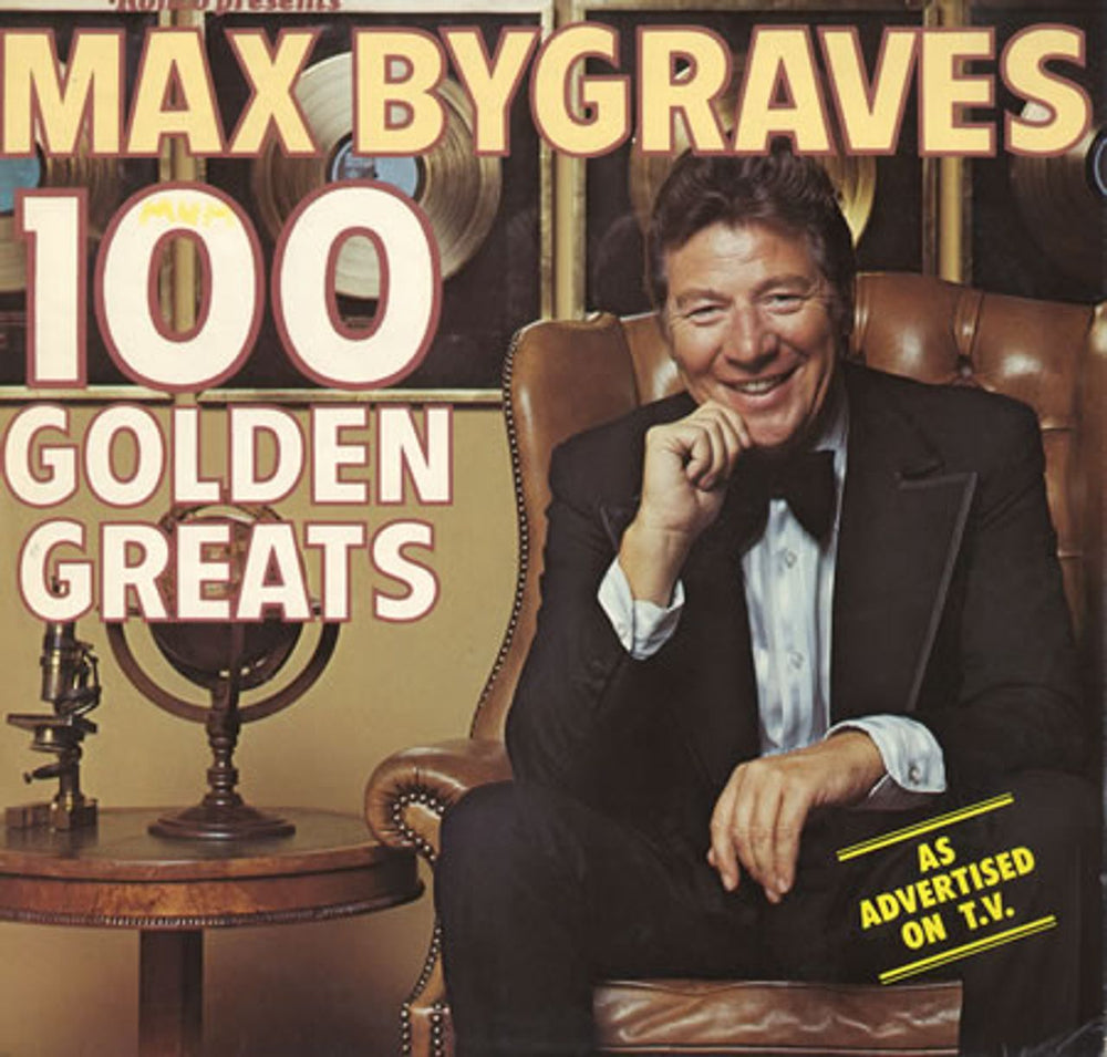 Max Bygraves 100 Golden Greats UK 2-LP vinyl record set (Double LP Album) RTDX2019