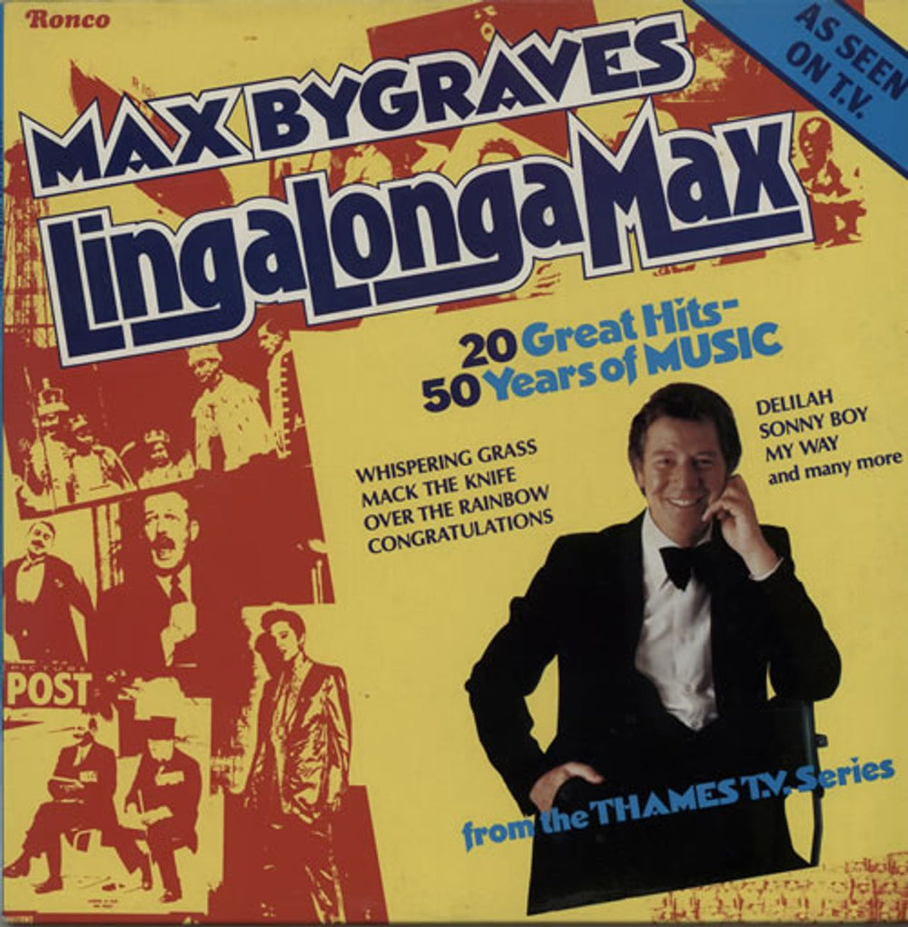 Max Bygraves LingaLongaMax UK vinyl LP album (LP record) RPL2033