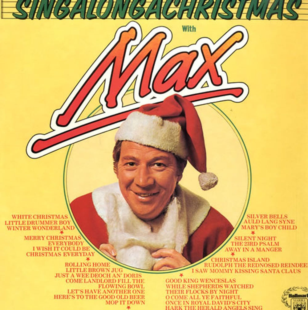 Max Bygraves Singalongachristmas With Max UK vinyl LP album (LP record) HMA265